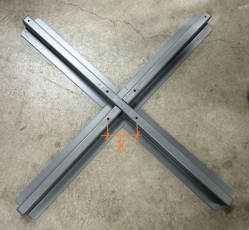 Steel Cross Frame to suit Shelta Umbrellas - Small