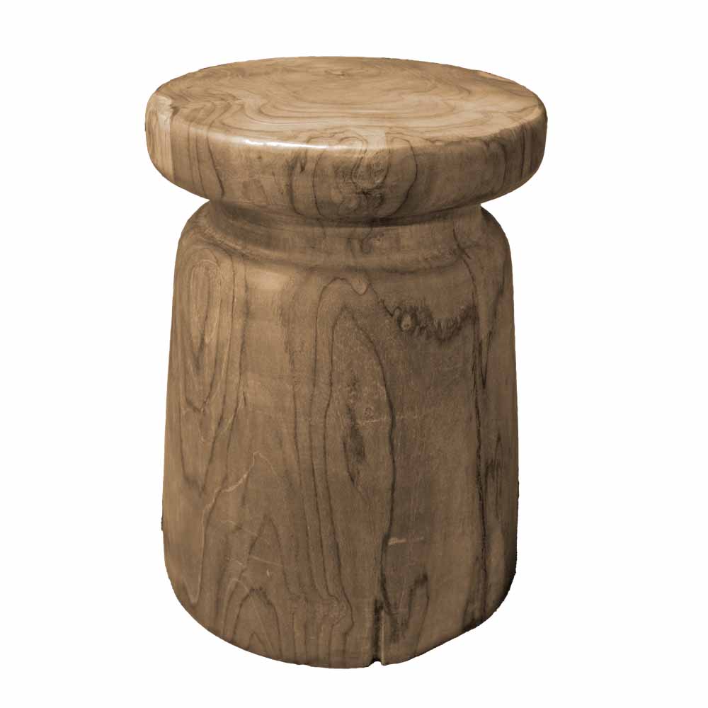 Teak Log Stools