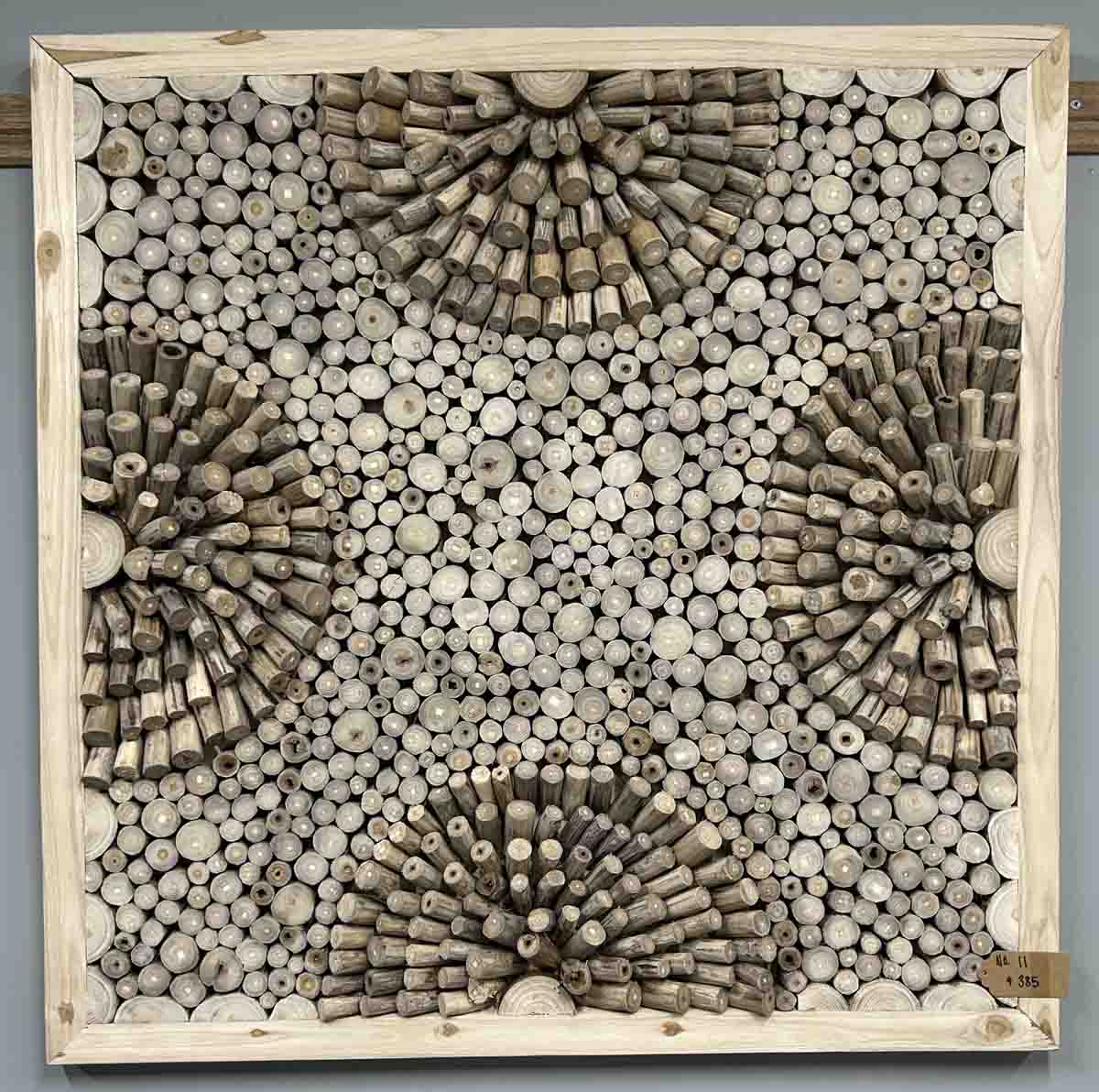 Teak Wall Art Square - Tanaman