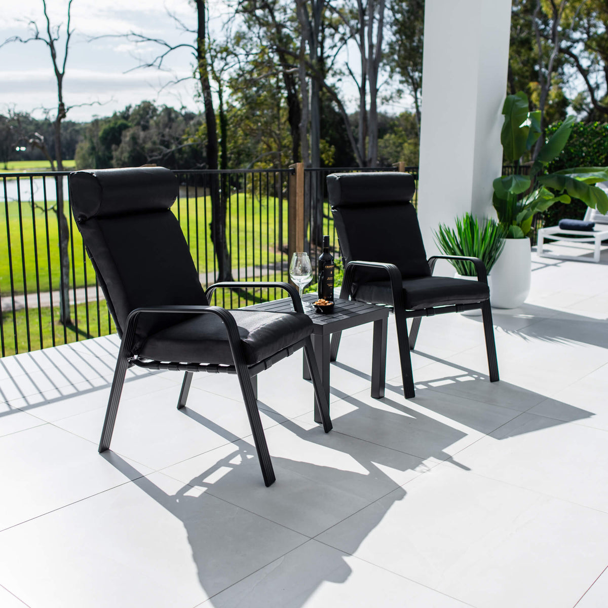 Andorra Slat - 3pce - Outdoor Bistro Set