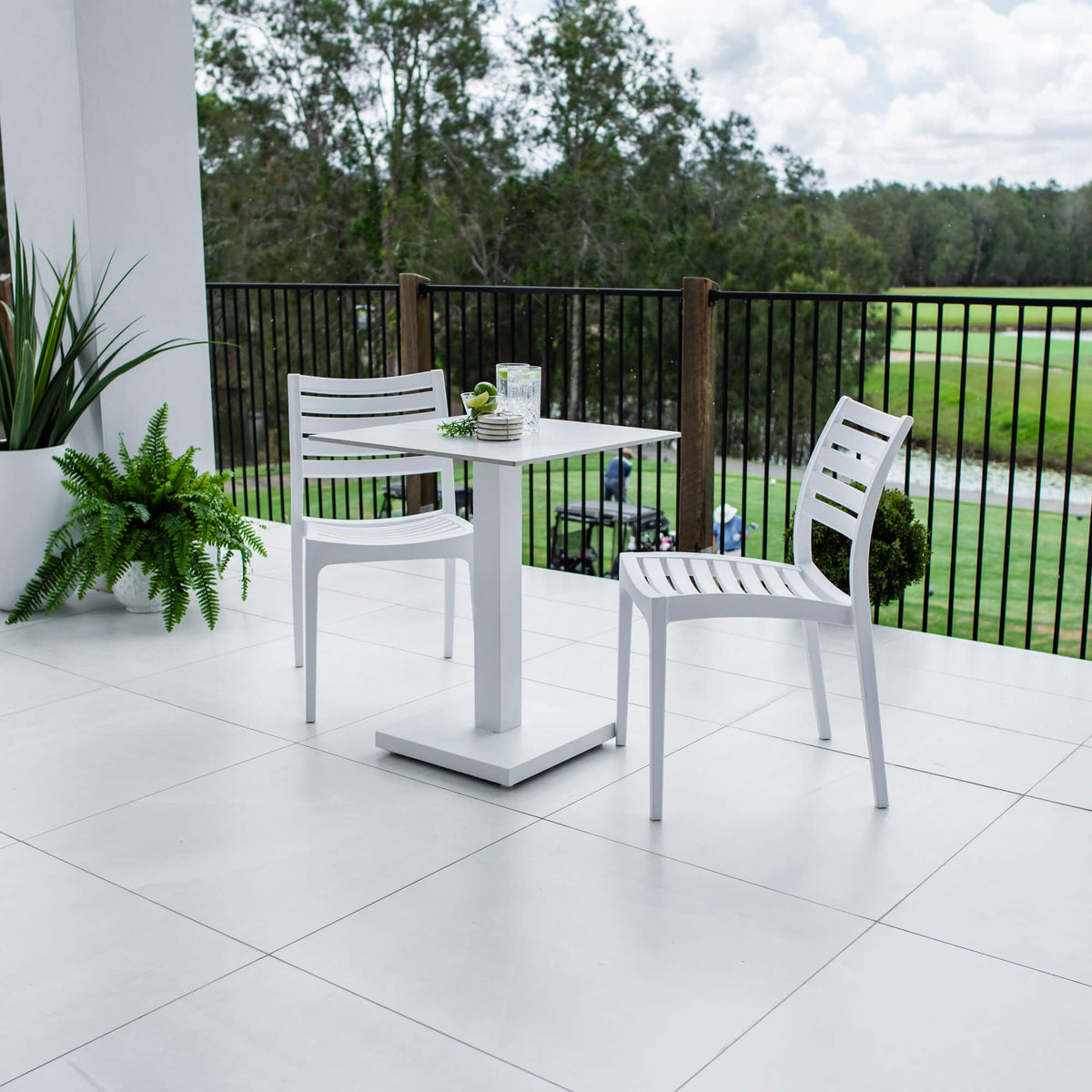 Apollo Lennox - 3pce (60x60) - Outdoor Bistro Set