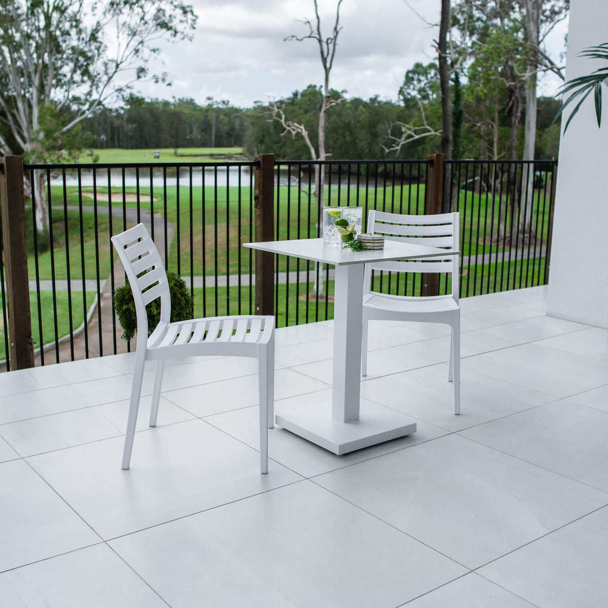 Apollo Lennox - 3pce (60x60) - Outdoor Bistro Set