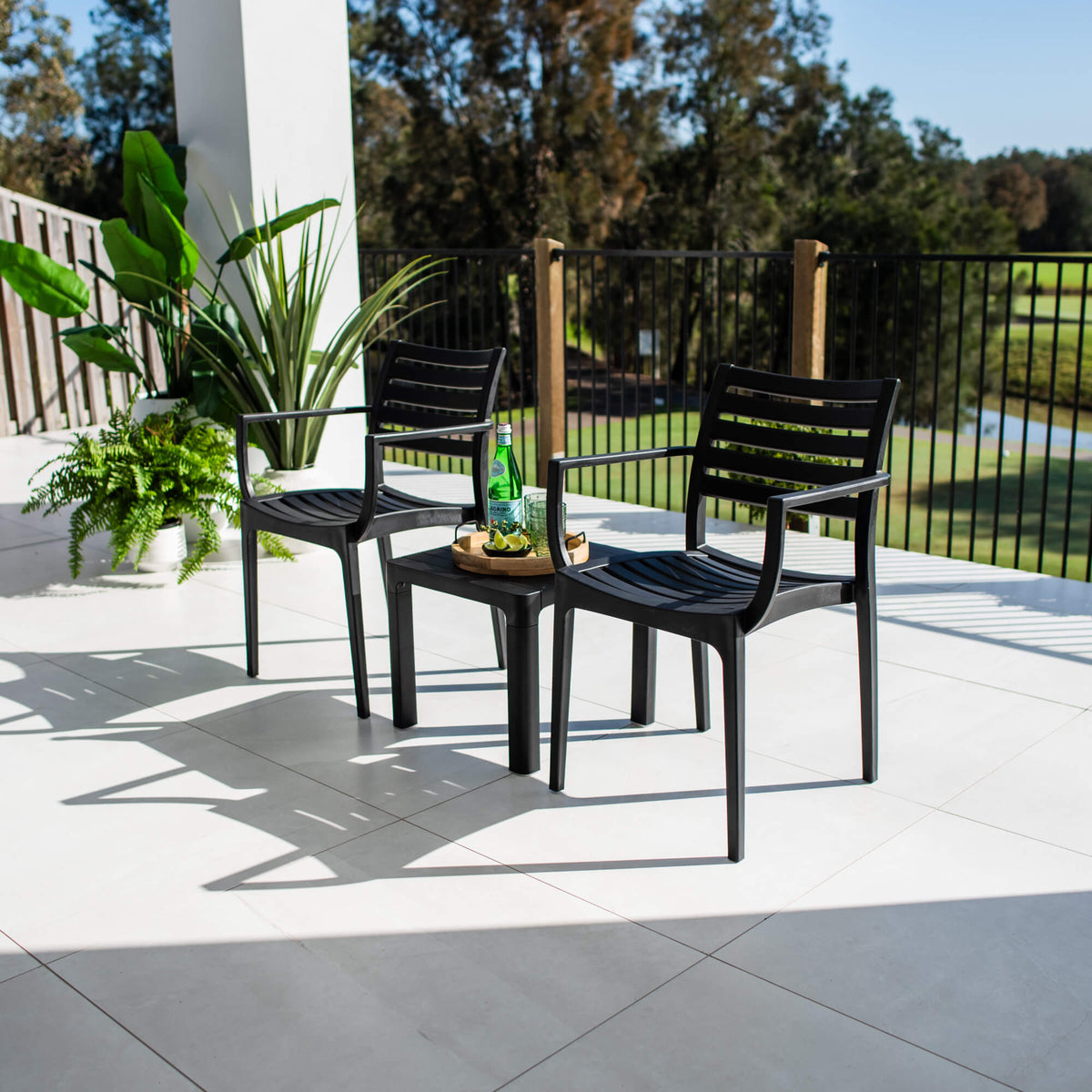 Apollo XL Bali - 3pce - Outdoor Bistro Set
