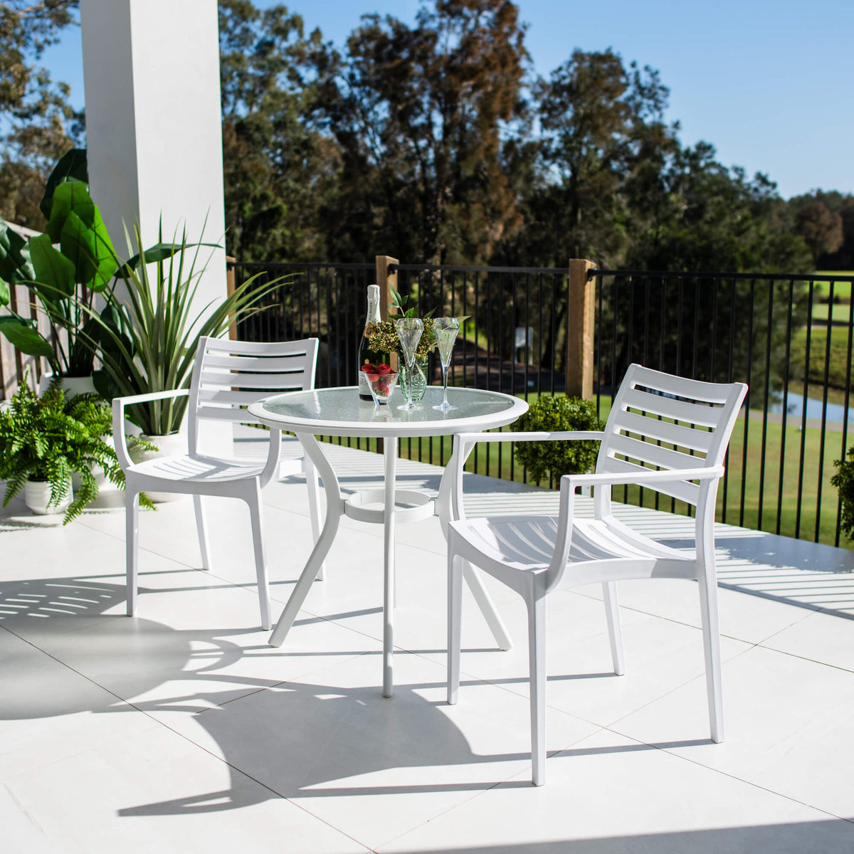 Apollo XL Coventry - 3pce - Outdoor Bistro Set