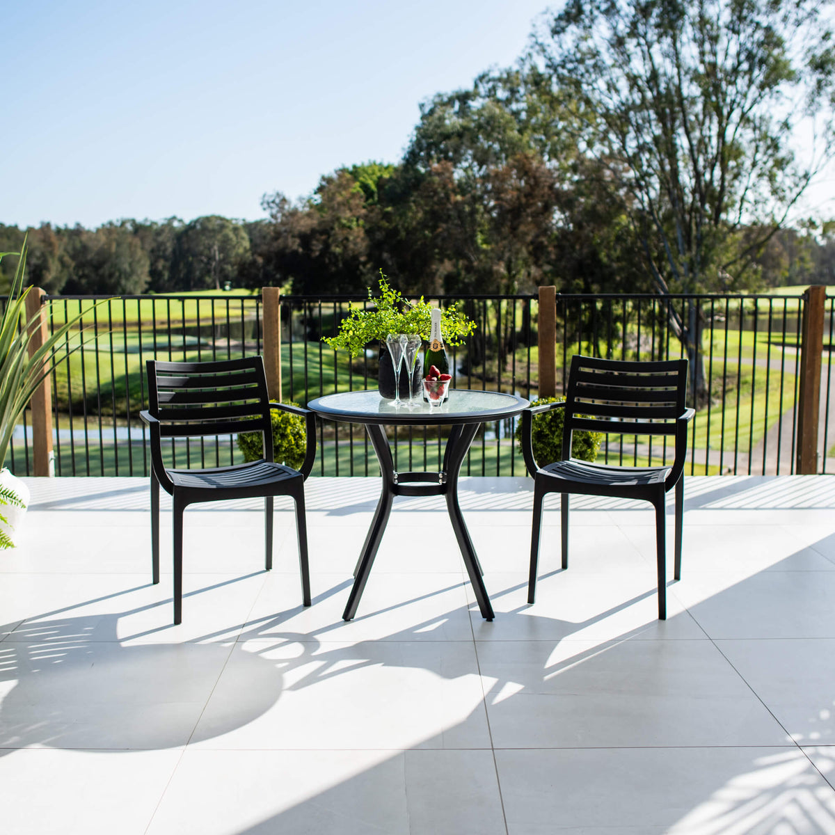 Apollo XL Coventry - 3pce - Outdoor Bistro Set