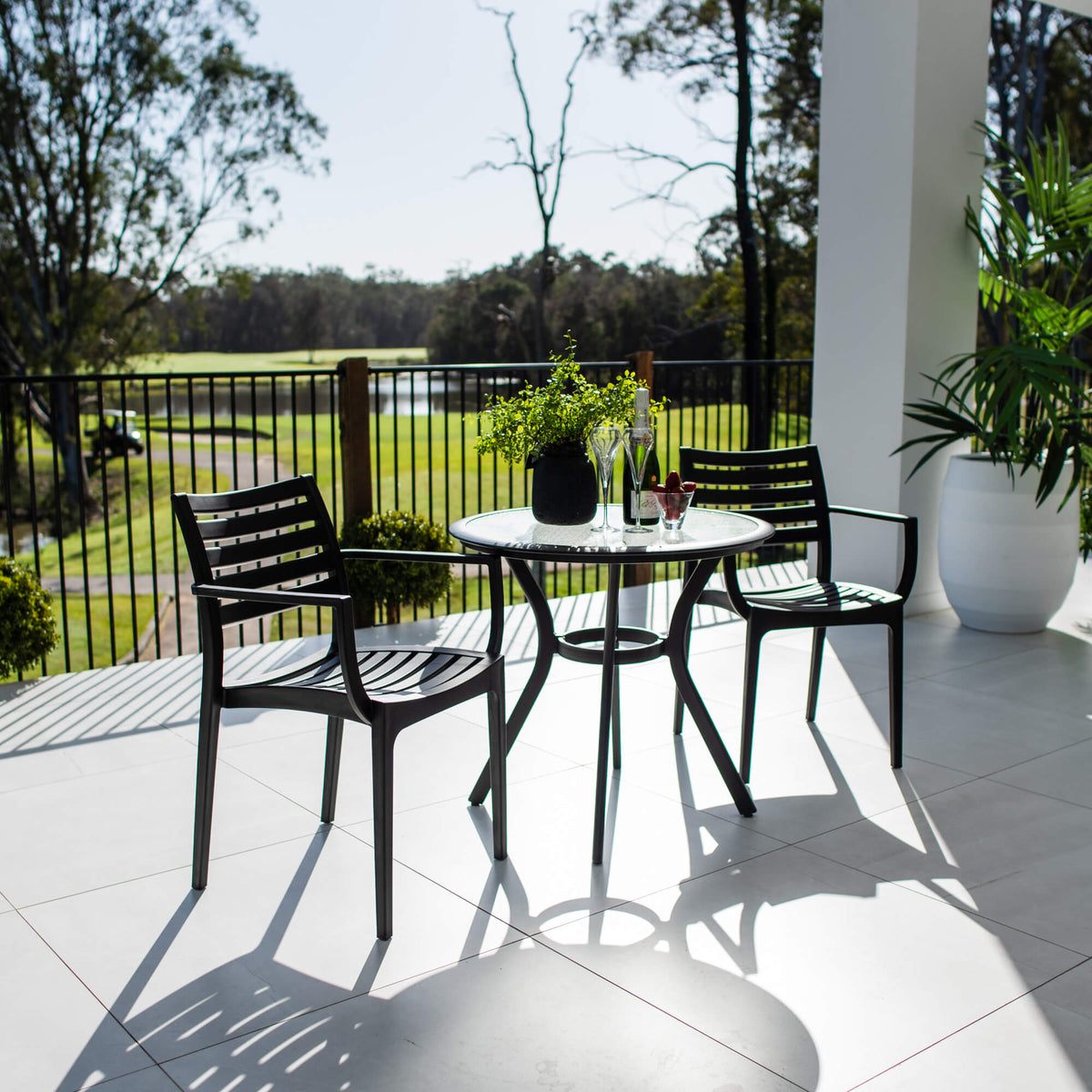 Apollo XL Coventry - 3pce - Outdoor Bistro Set
