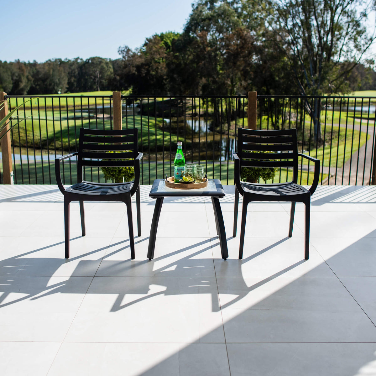 Apollo XL Shelby - 3pce - Outdoor Bistro Set