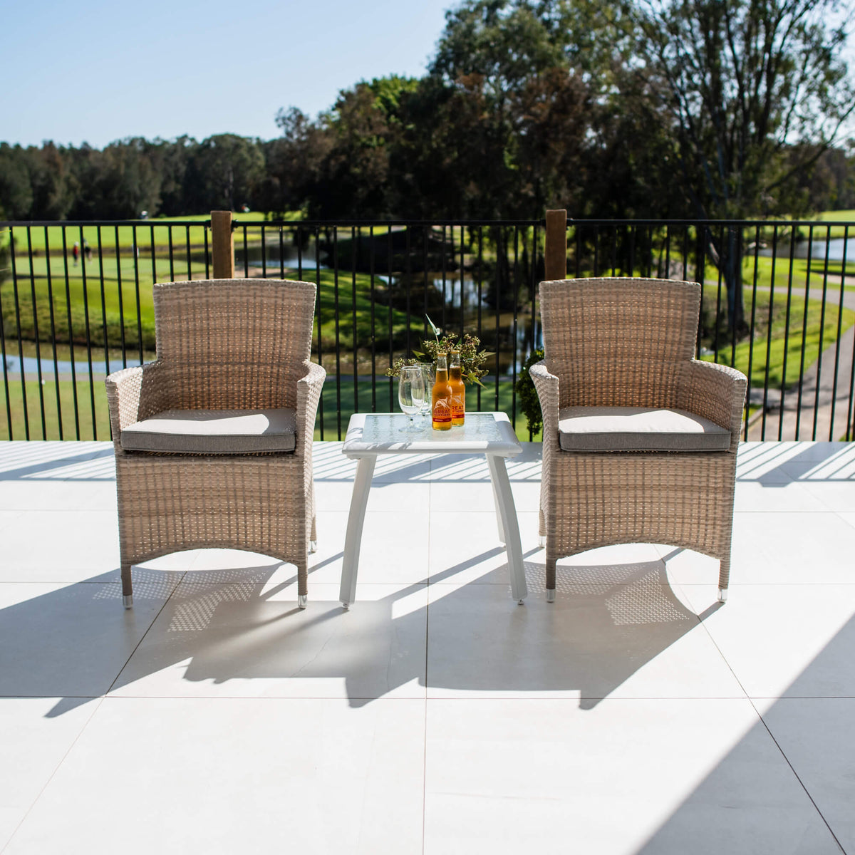 Aspen Shelby - 3pce - Outdoor Bistro Set