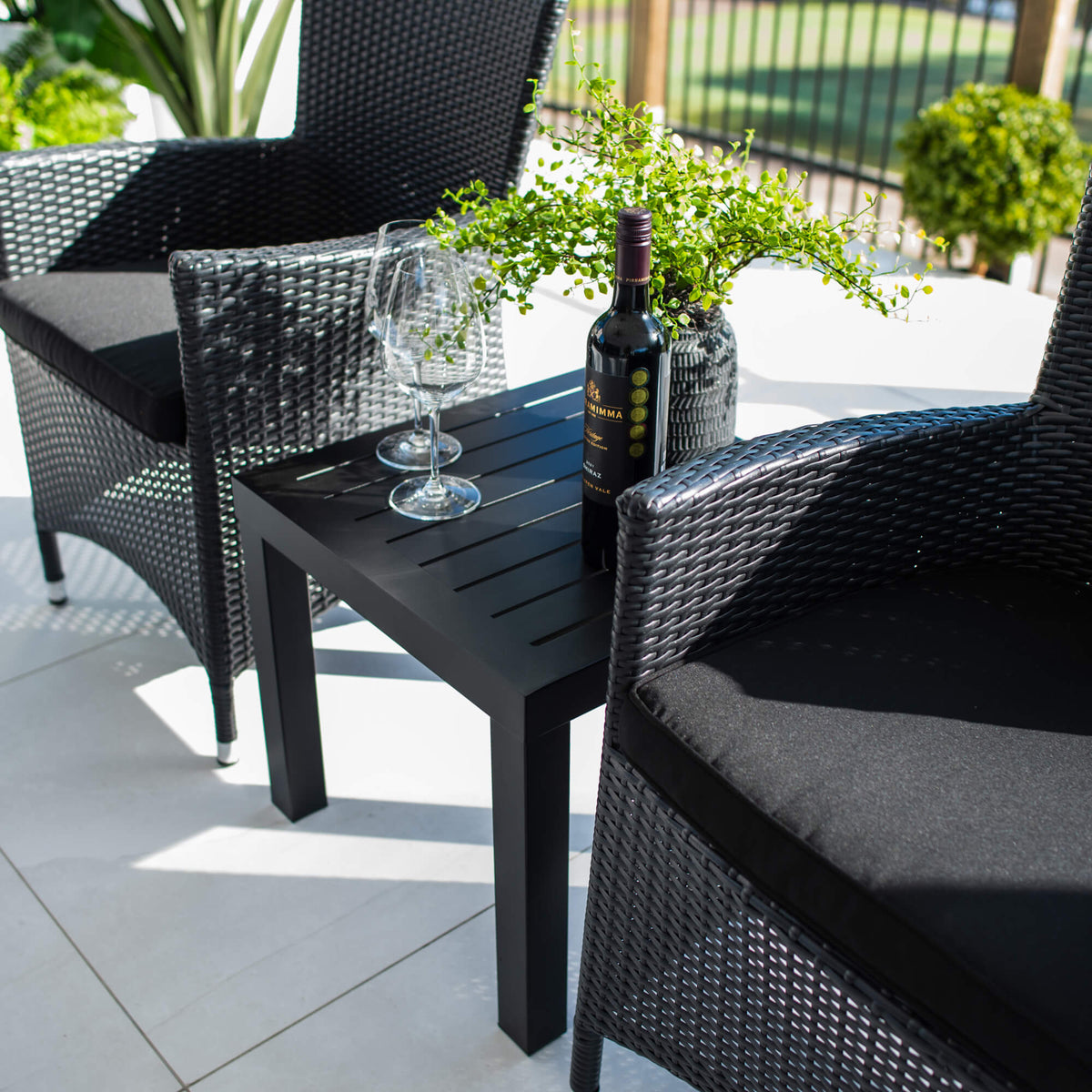 Aspen Slat - 3pce - Outdoor Bistro Set