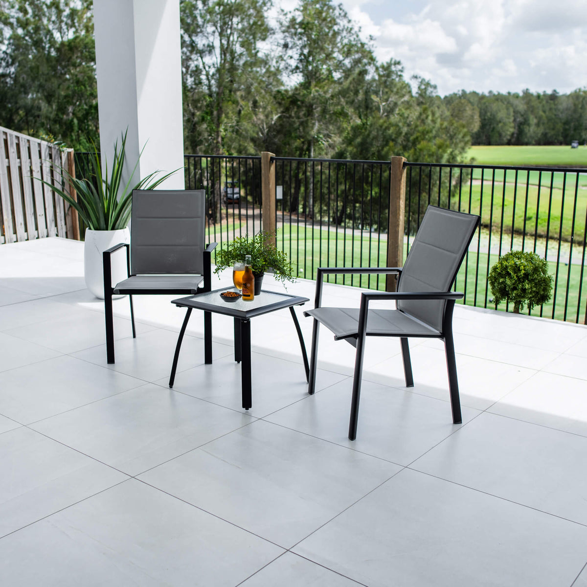 Margot Shelby - 3pce - Outdoor Bistro Set