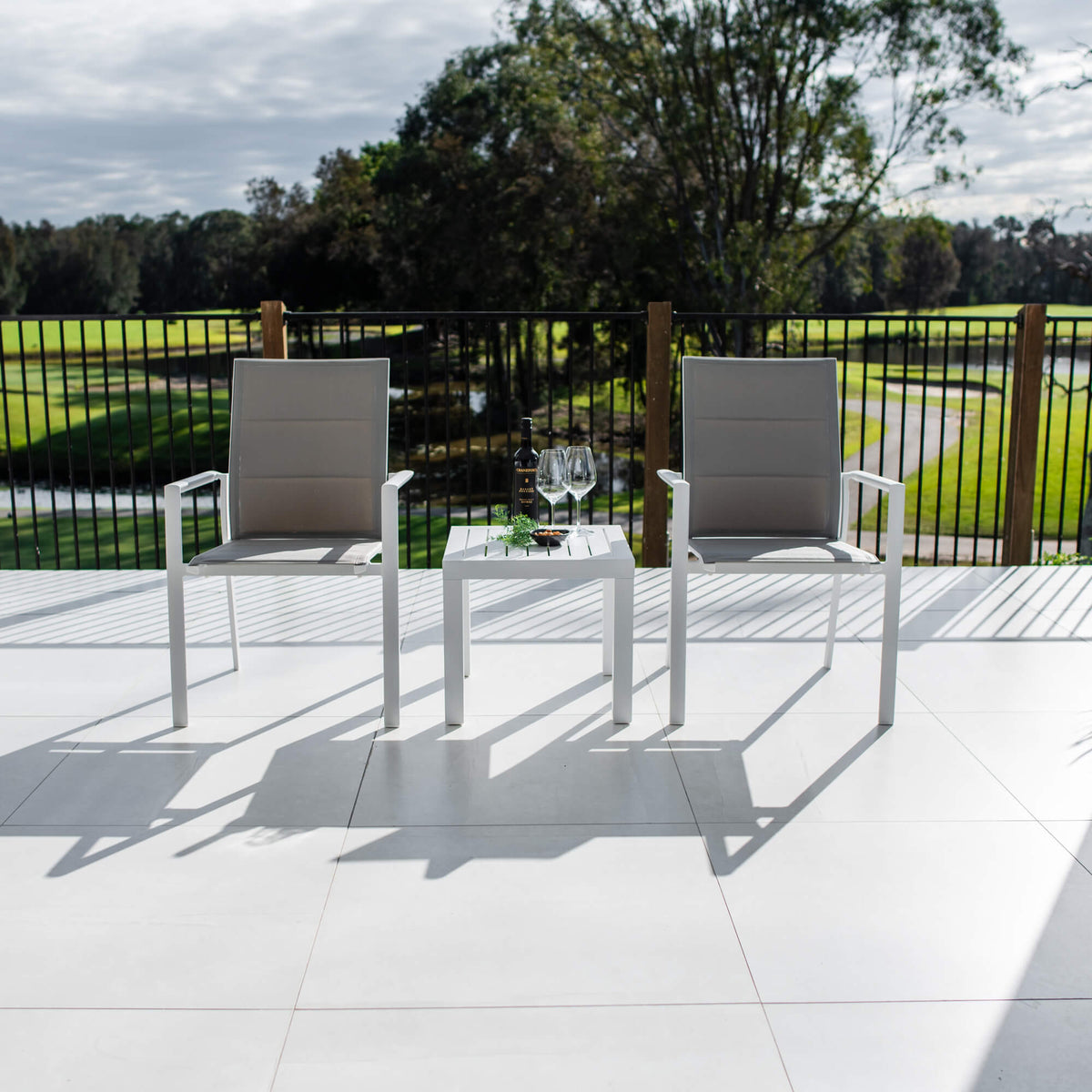 Margot Slat - 3pce - Outdoor Bistro Set