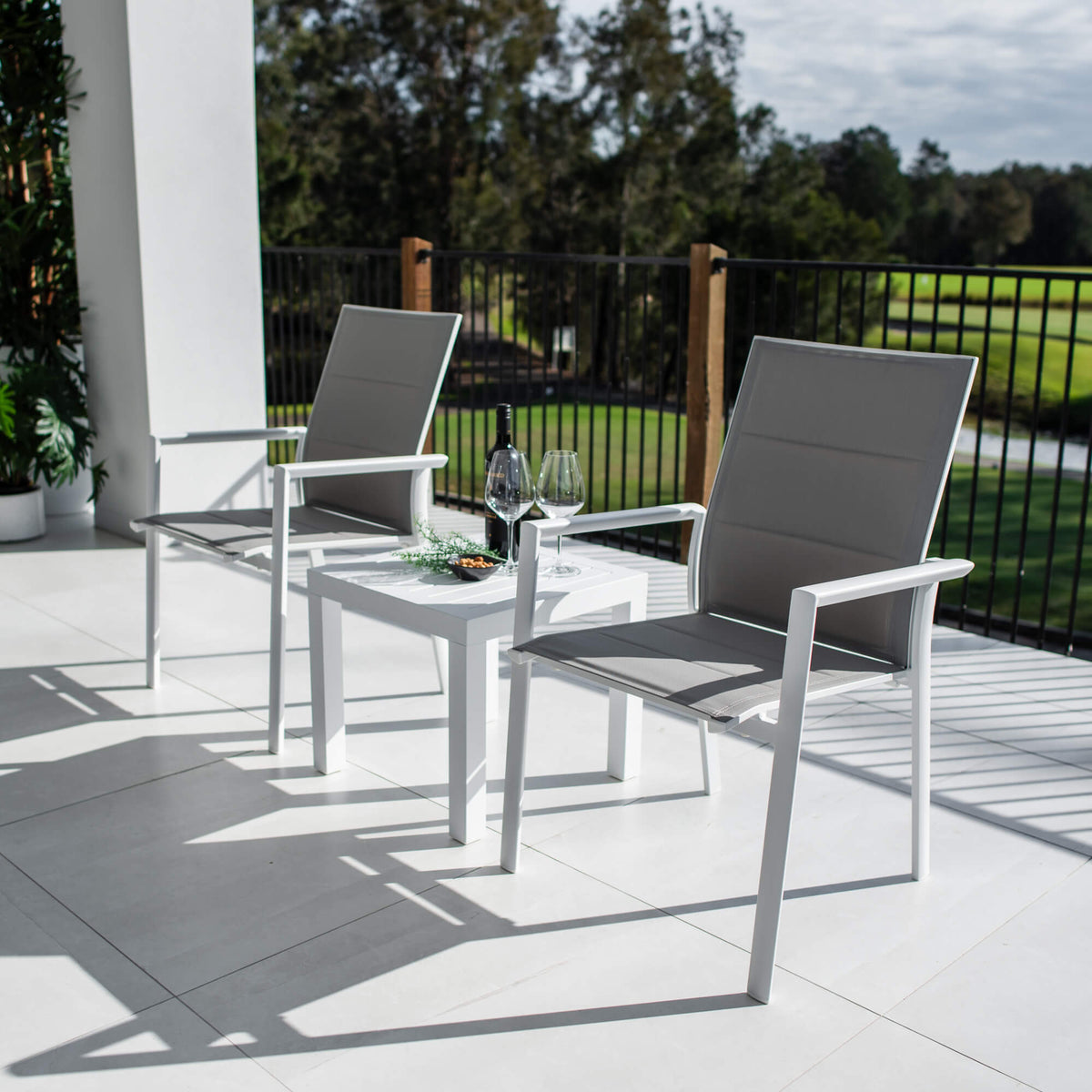 Margot Slat - 3pce - Outdoor Bistro Set
