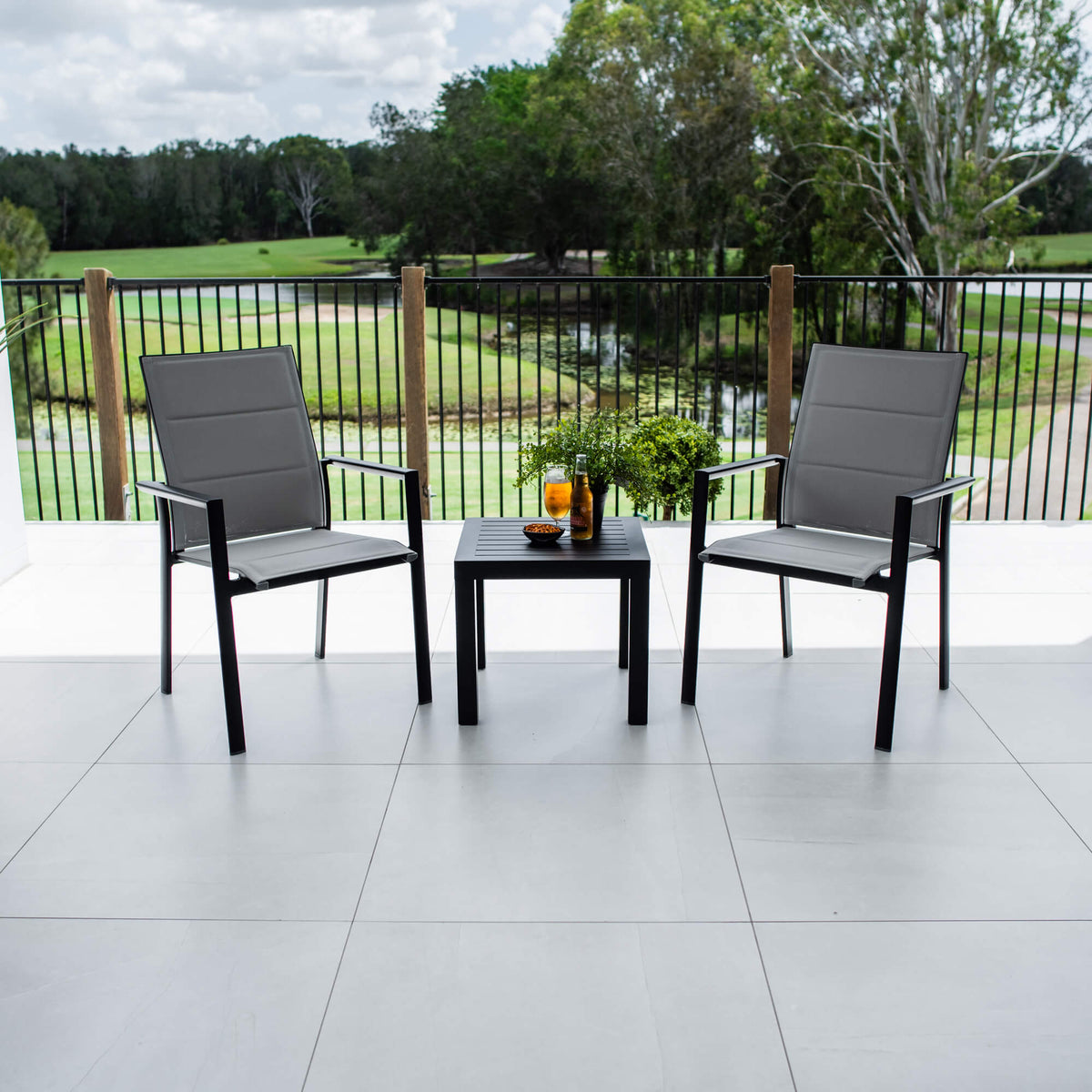 Margot Slat - 3pce - Outdoor Bistro Set