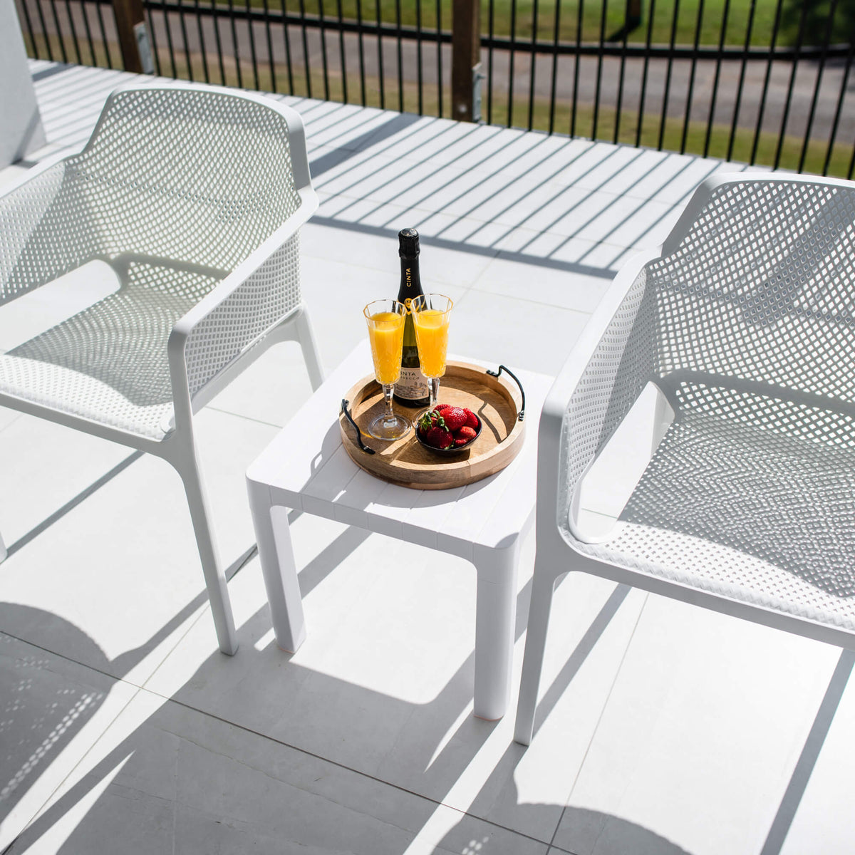 Nero Bali - 3pce - Outdoor Bistro Set