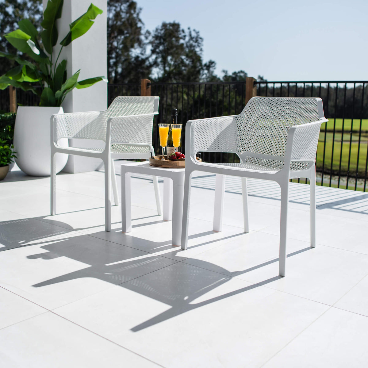 Nero Bali - 3pce - Outdoor Bistro Set