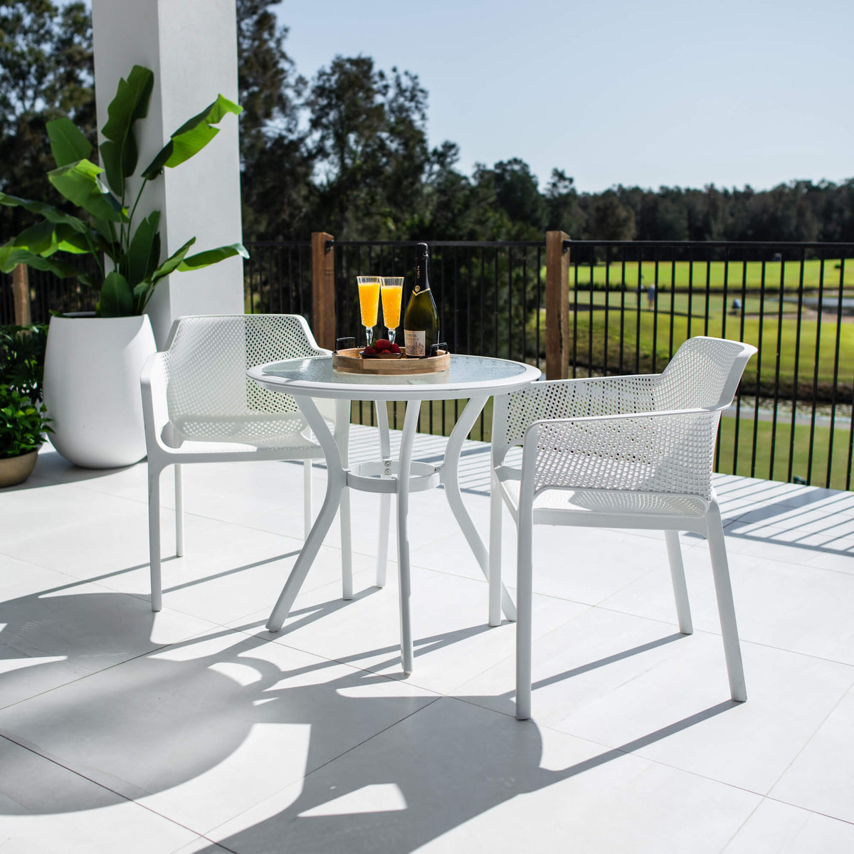 Nero Coventry - 3pce - Outdoor Bistro Set