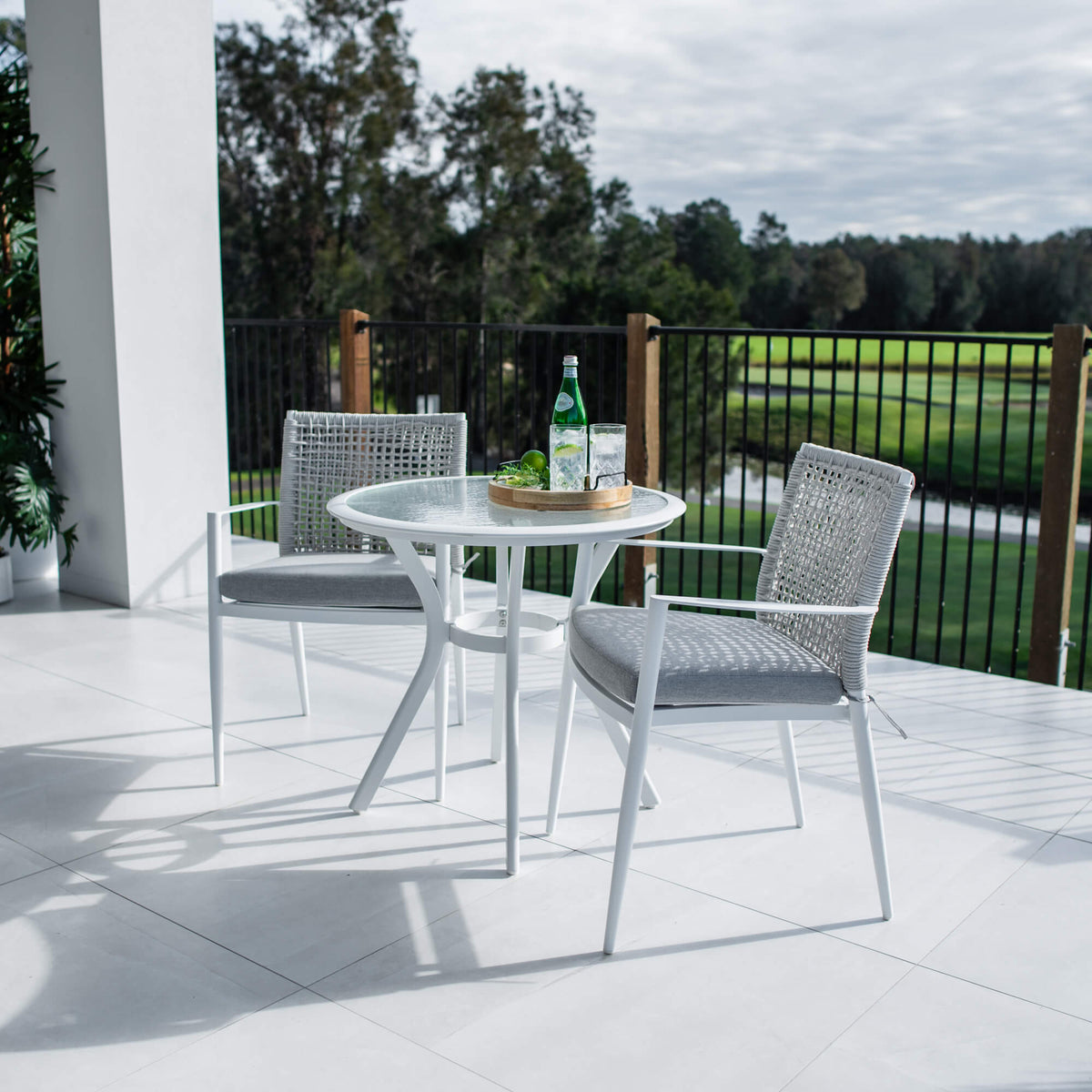 Vienna Rope Coventry - 3pce - Outdoor Bistro Set