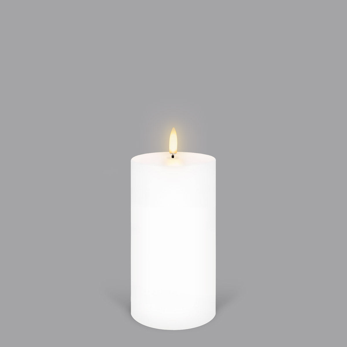 UYUNI Lighting Nordic White Pillar Candle 15.2 x 7.8cm