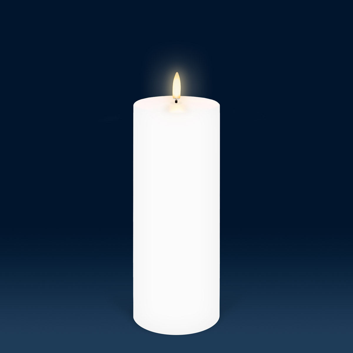 UYUNI Lighting Nordic White Pillar Candle 20.3 x 7.8cm