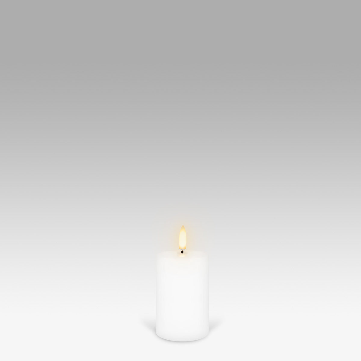 UYUNI Lighting Nordic White Pillar Candle 7.5 x 5.0cm