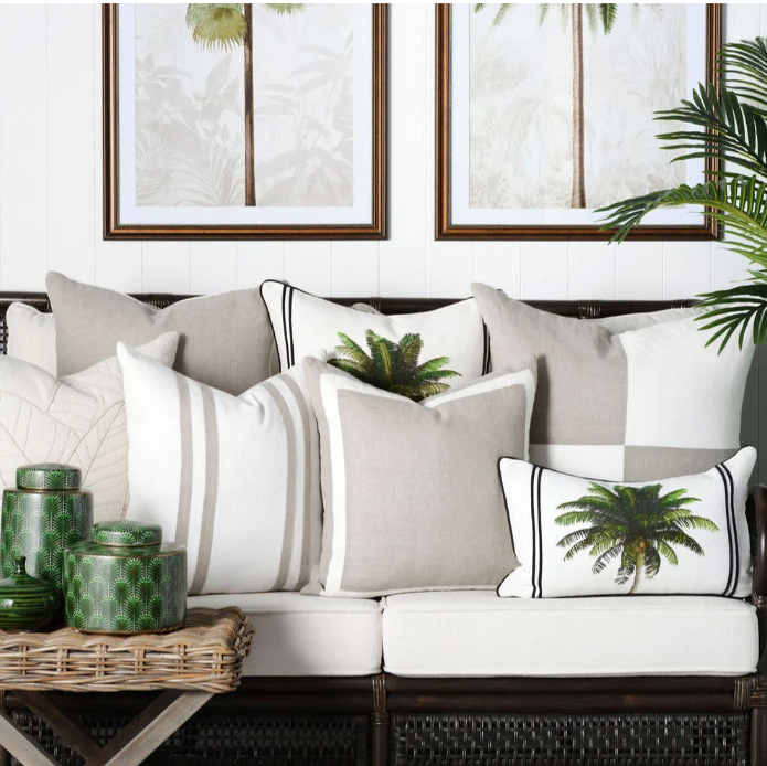 Bahama Palm - Indoor Cushion (50 x 50)