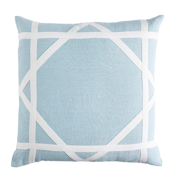 Linen Newport Sky Blue - Indoor Cushion (55 x 55)