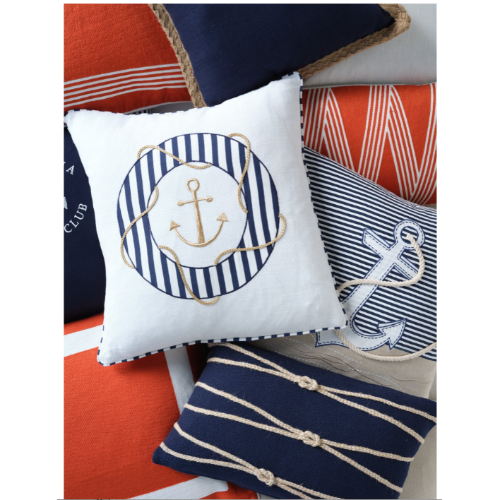 Montauk Anchor - Indoor Cushion (50 x 50)