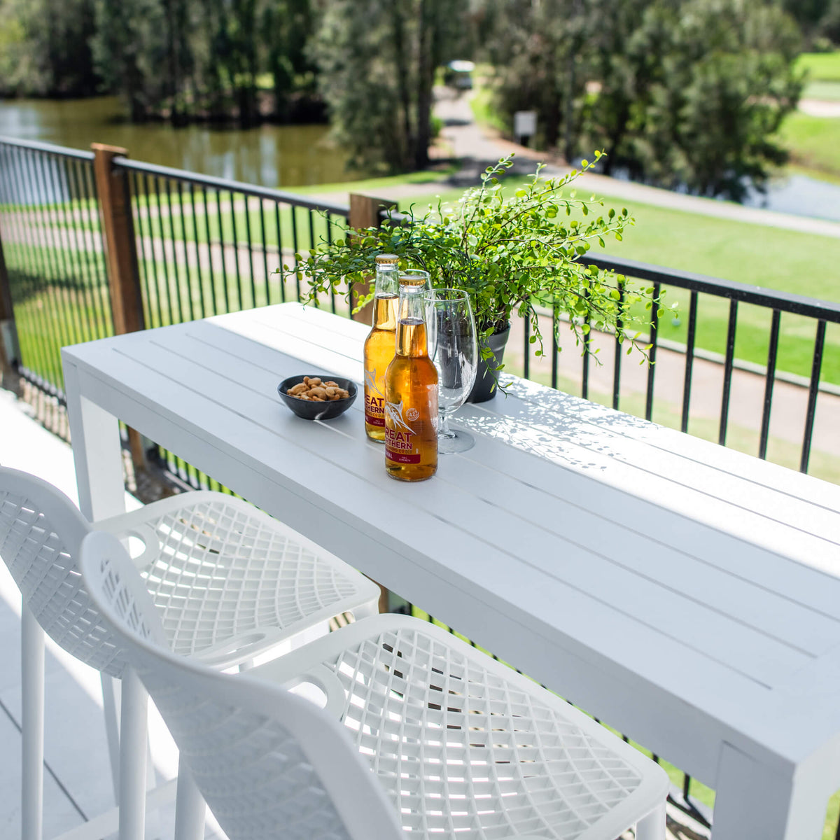 Air 75 Aria - 3pce (130x45) - Outdoor Bar Set