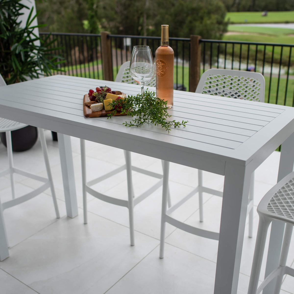 Air 75 Aria - 5pce (150x65) - Outdoor Bar Set