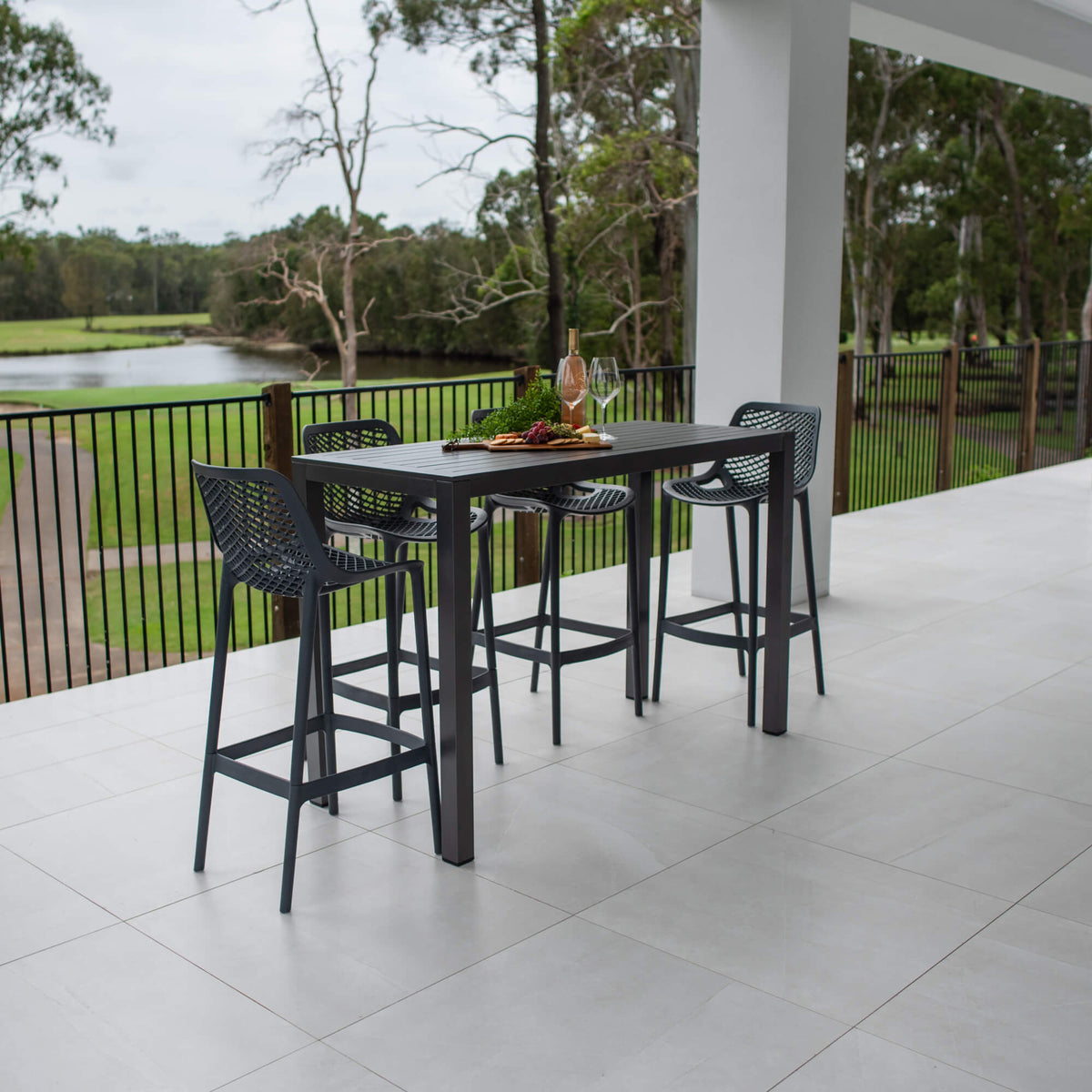 Air 75 Aria - 5pce (150x65) - Outdoor Bar Set