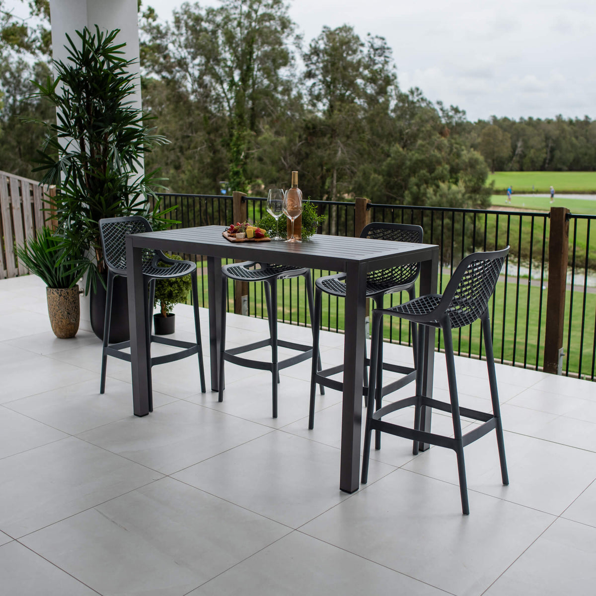 Air 75 Aria - 5pce (150x65) - Outdoor Bar Set