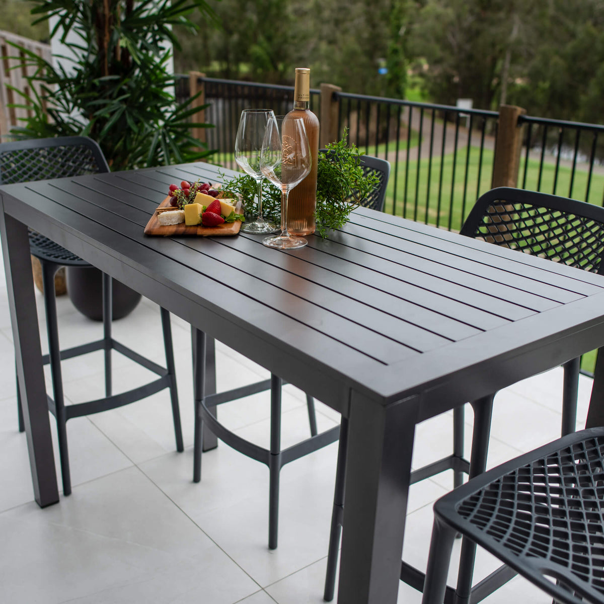Air 75 Aria - 5pce (150x65) - Outdoor Bar Set