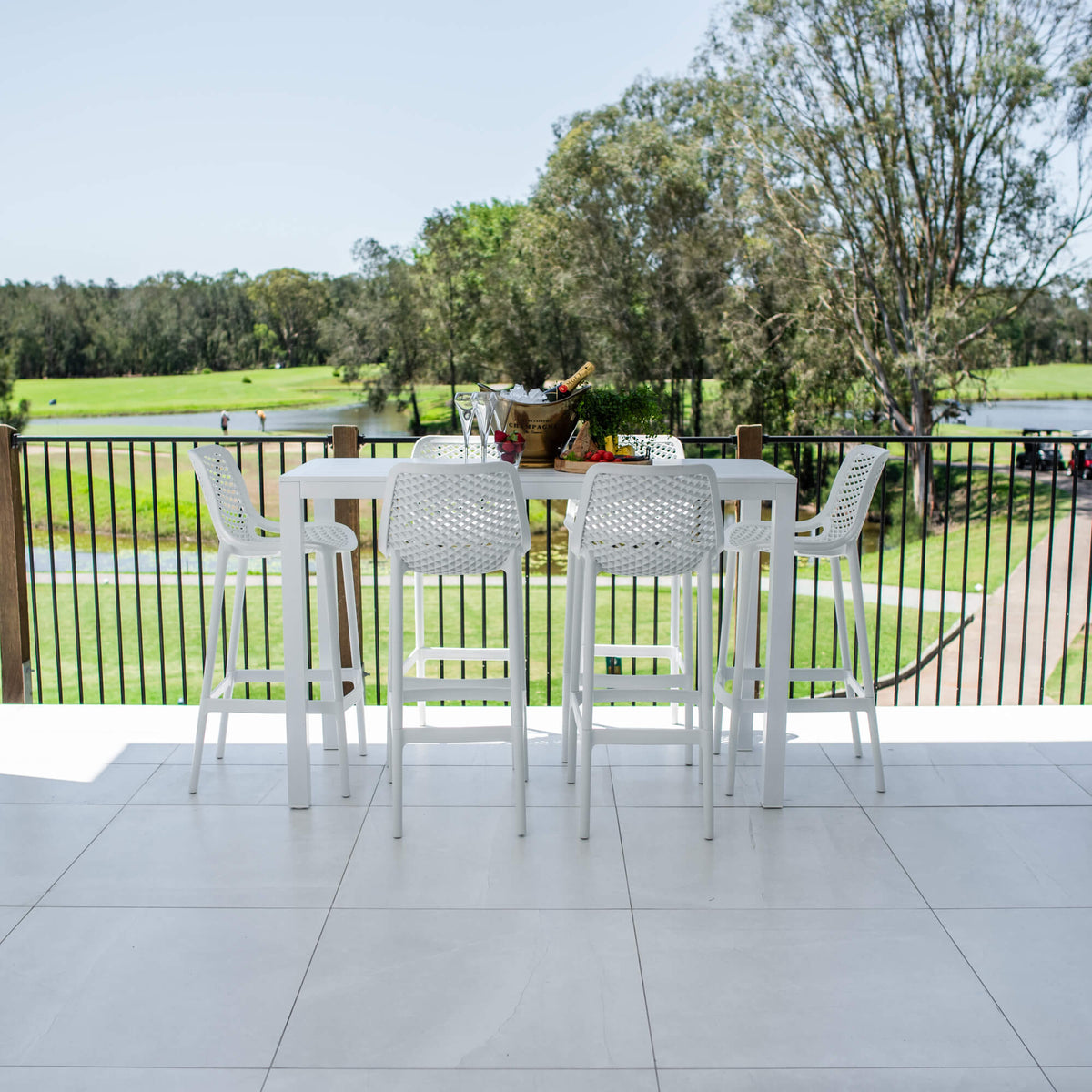 Air 75 Aria - 7pce (150x65) - Outdoor Bar Set