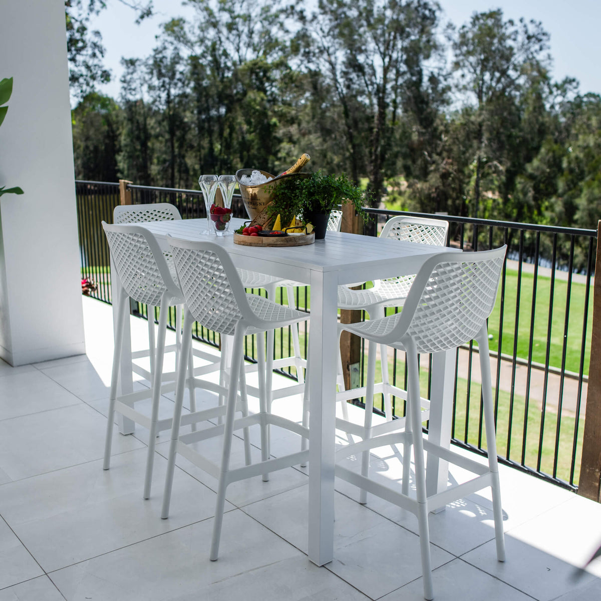 Air 75 Aria - 7pce (150x65) - Outdoor Bar Set