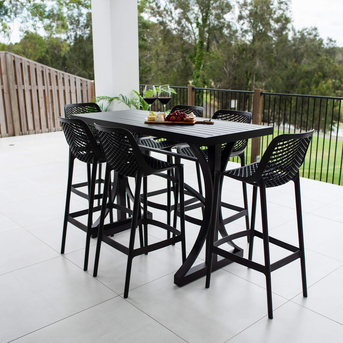 Air 75 Bergen - 7pce (150x65) - Outdoor Bar Set
