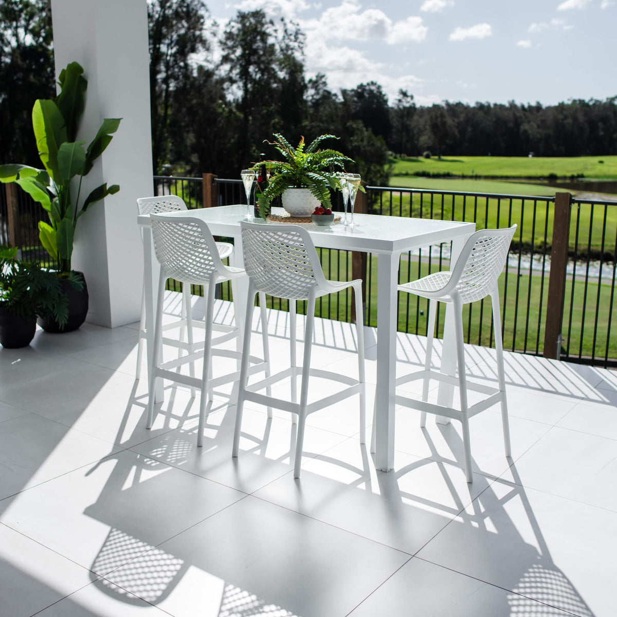 Air 75 Hudson - 5pce (150x80) - Outdoor Bar Set
