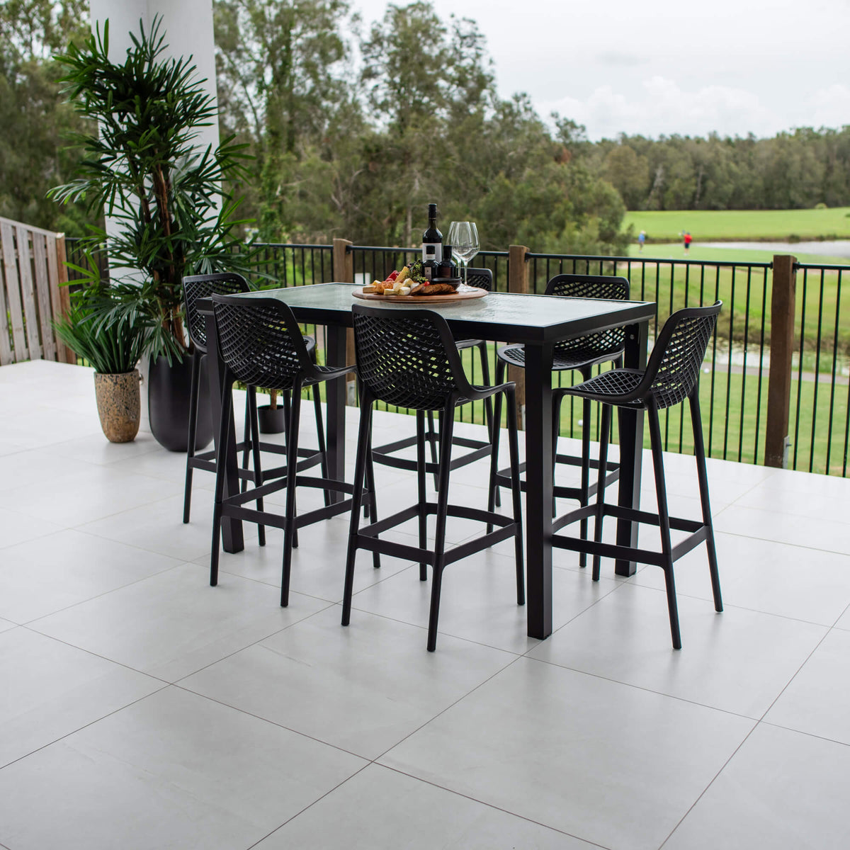 Air 75 Hudson - 7pce (150x80) - Outdoor Bar Set