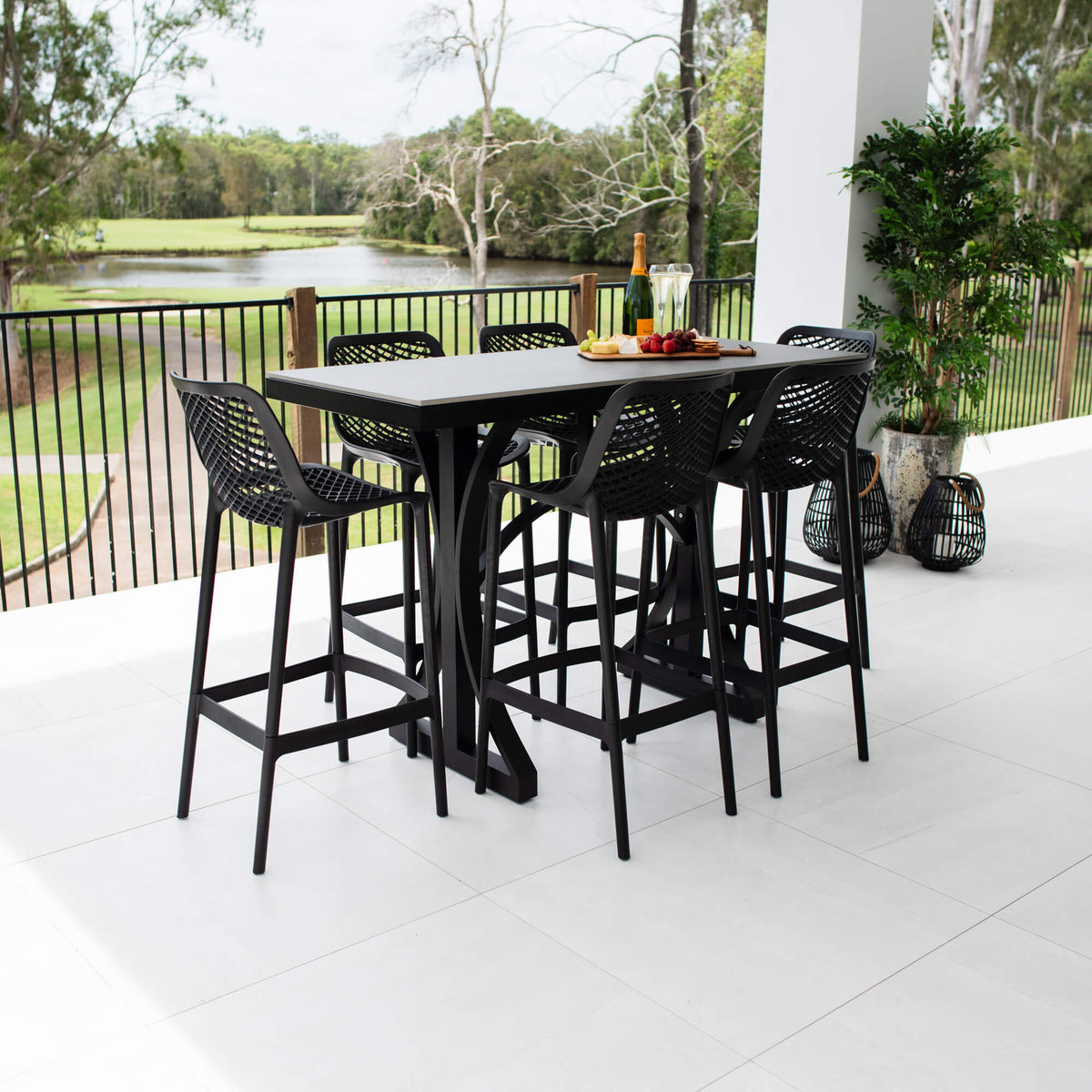 Air 75 Malibu - 7pce (150x65) - Outdoor Bar Set