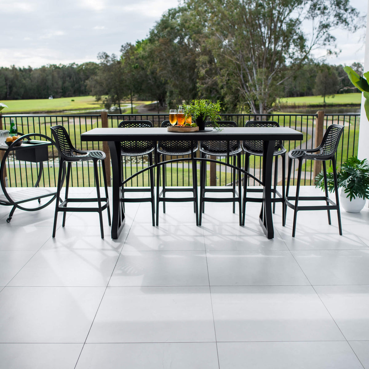 Air 75 Malibu - 7pce (200x65) - Outdoor Bar Set