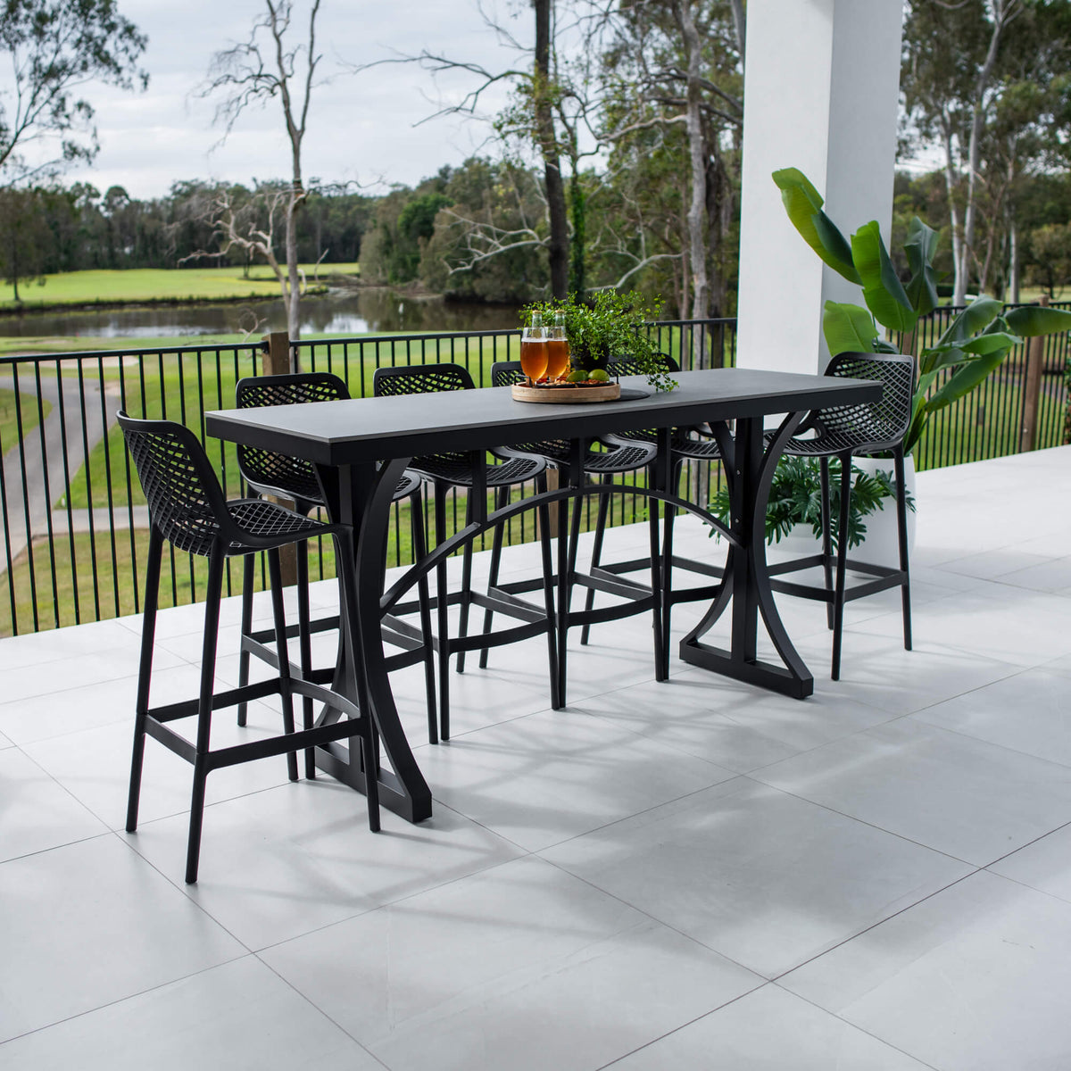Air 75 Malibu - 7pce (200x65) - Outdoor Bar Set