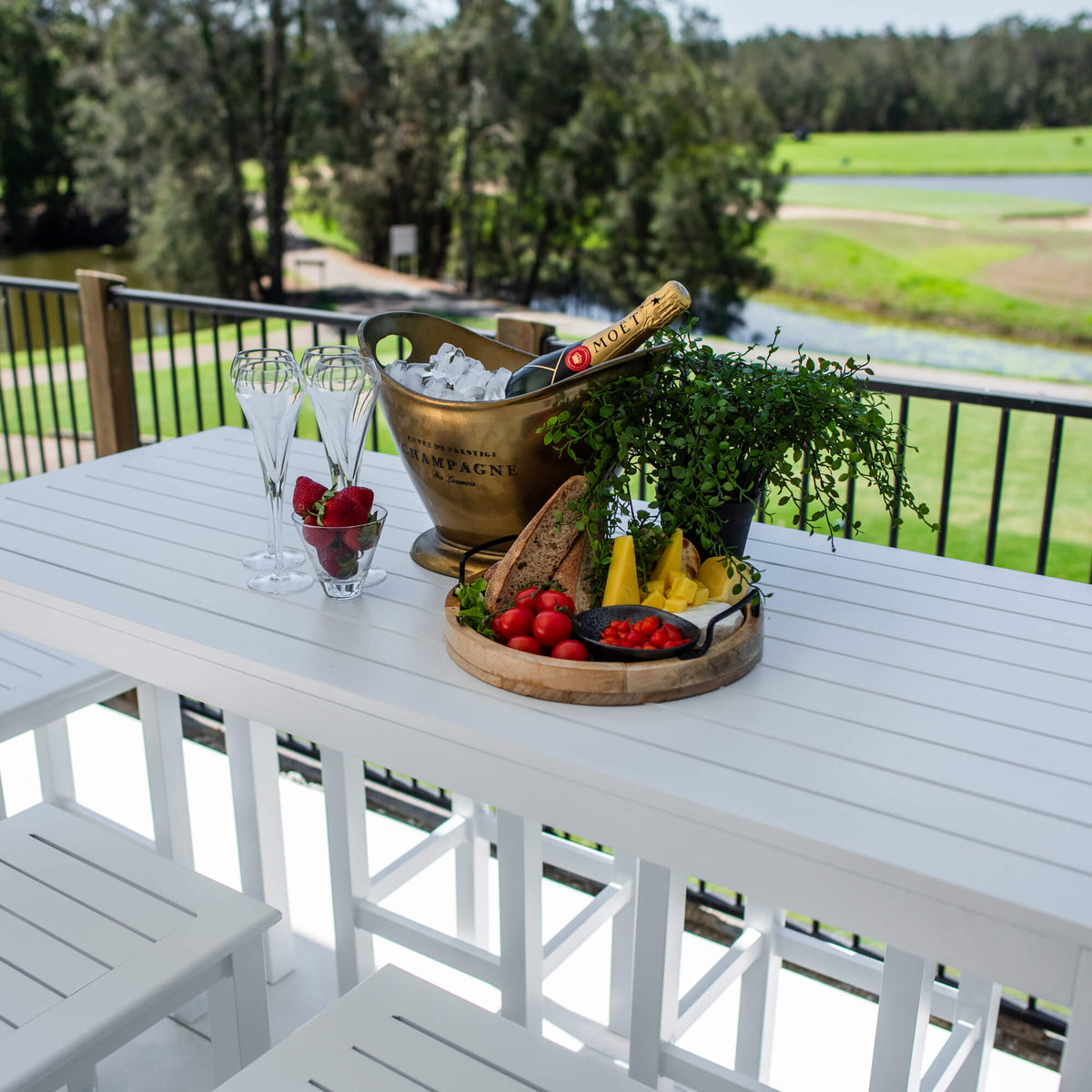 Kirra Aria - 7pce (150x65) - Outdoor Bar Set