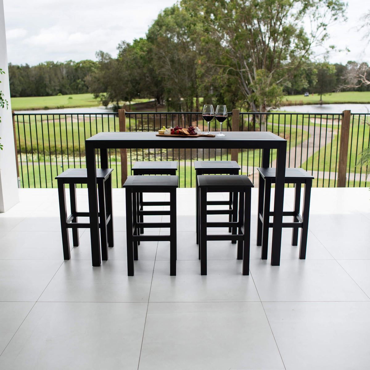 Kirra Aria - 7pce (150x65) - Outdoor Bar Set