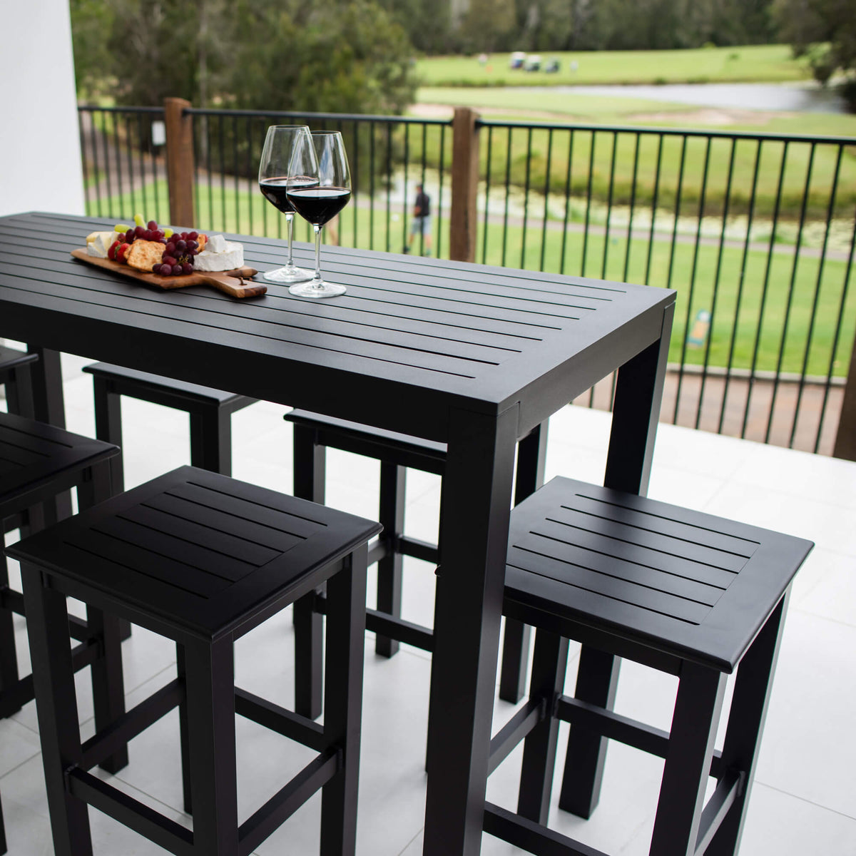 Kirra Aria - 7pce (150x65) - Outdoor Bar Set