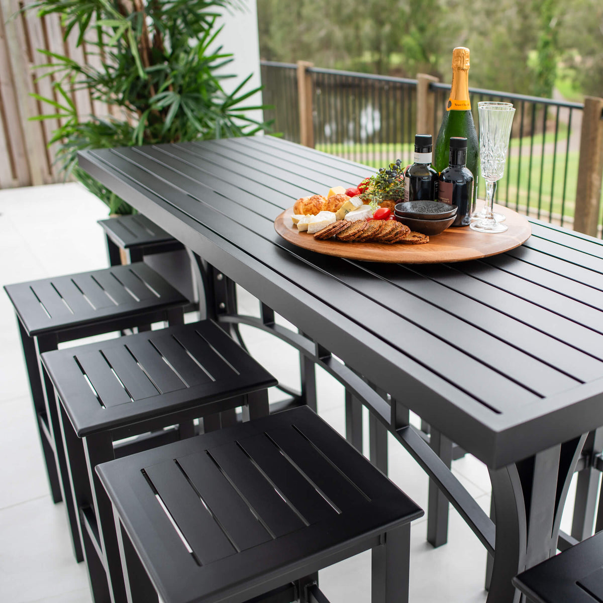 Kirra Bergen - 9pce (200x65) - Outdoor Bar Set