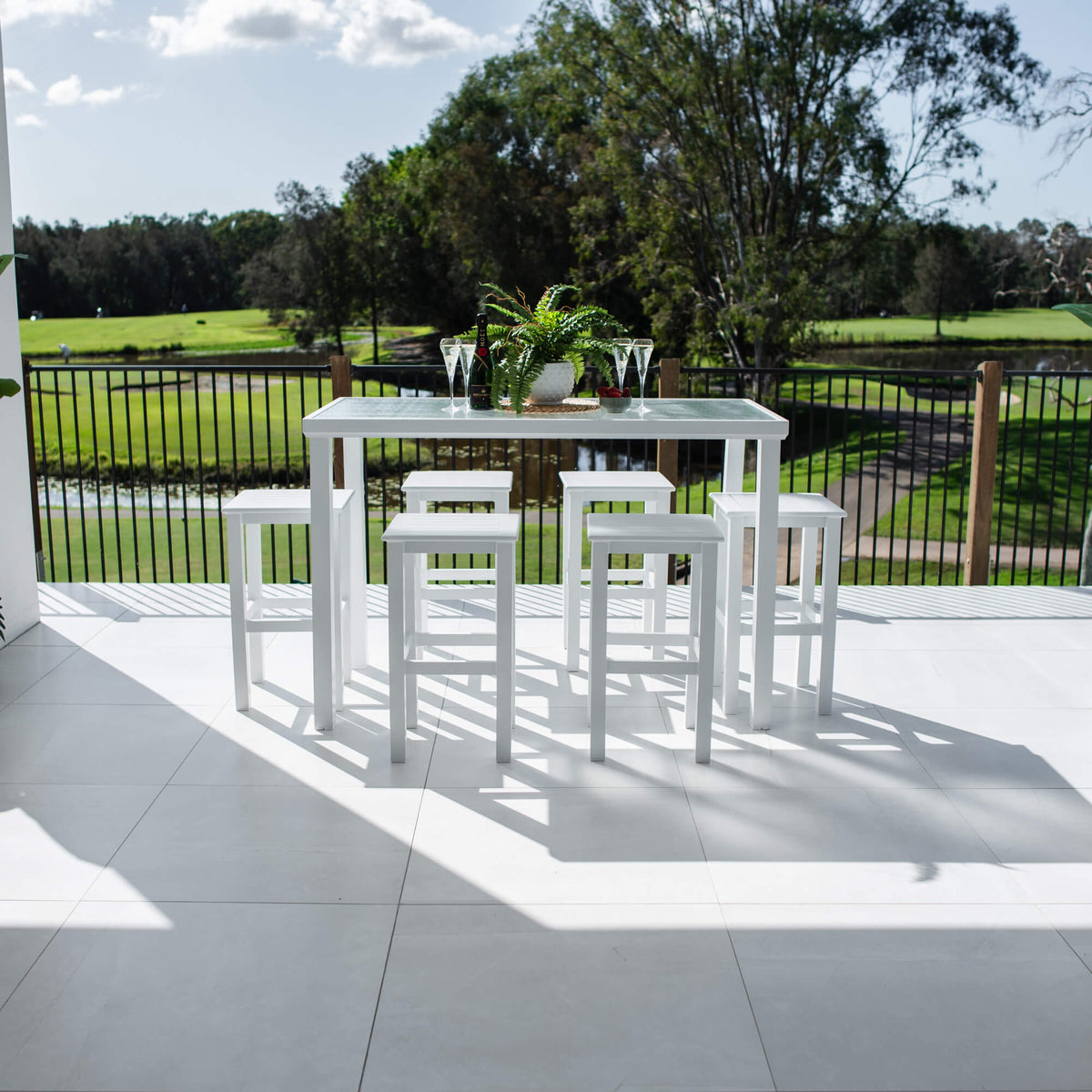 Kirra Hudson - 7pce (150x80) - Outdoor Bar Set