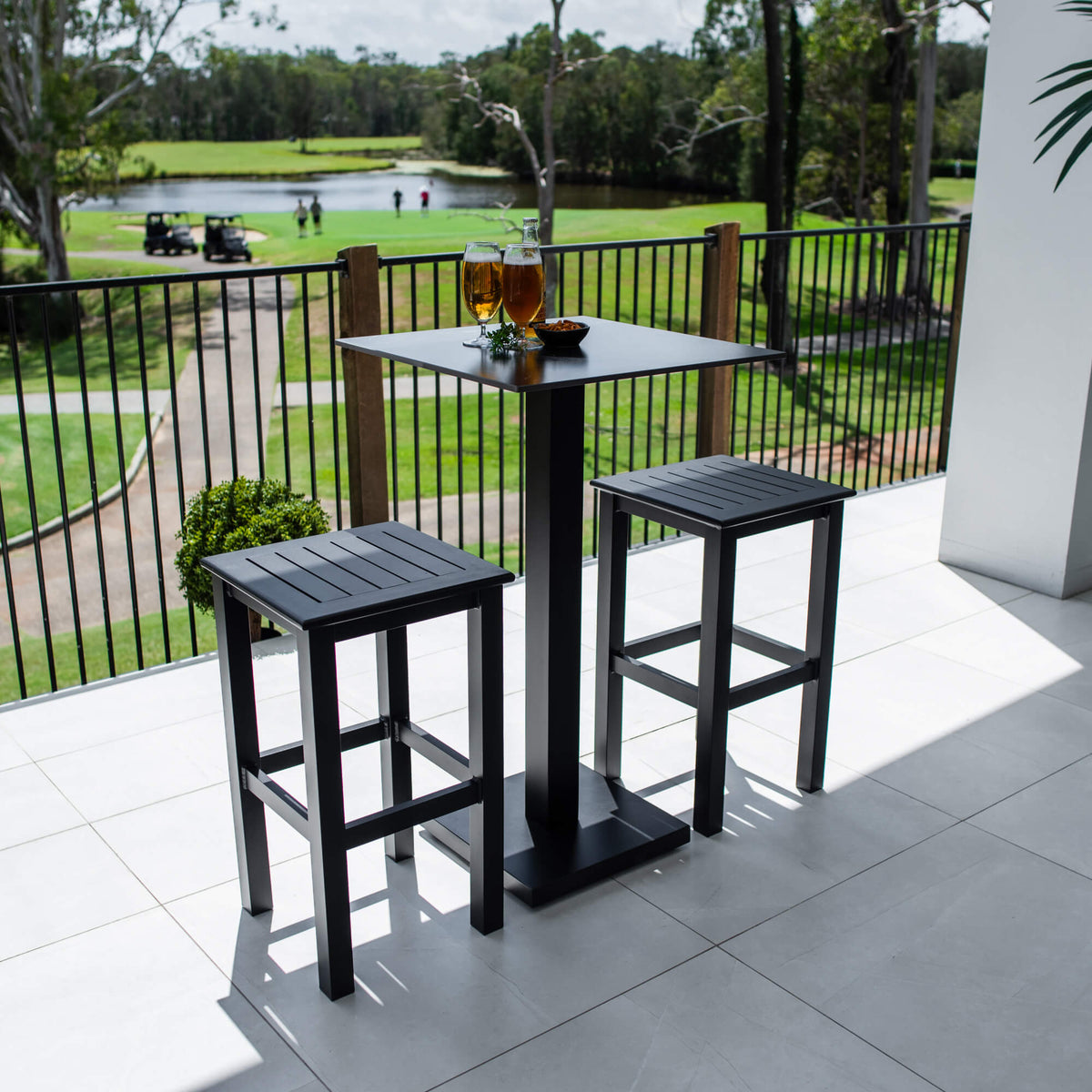 Kirra Lennox - 3pce (60x60) - Outdoor Bar Set
