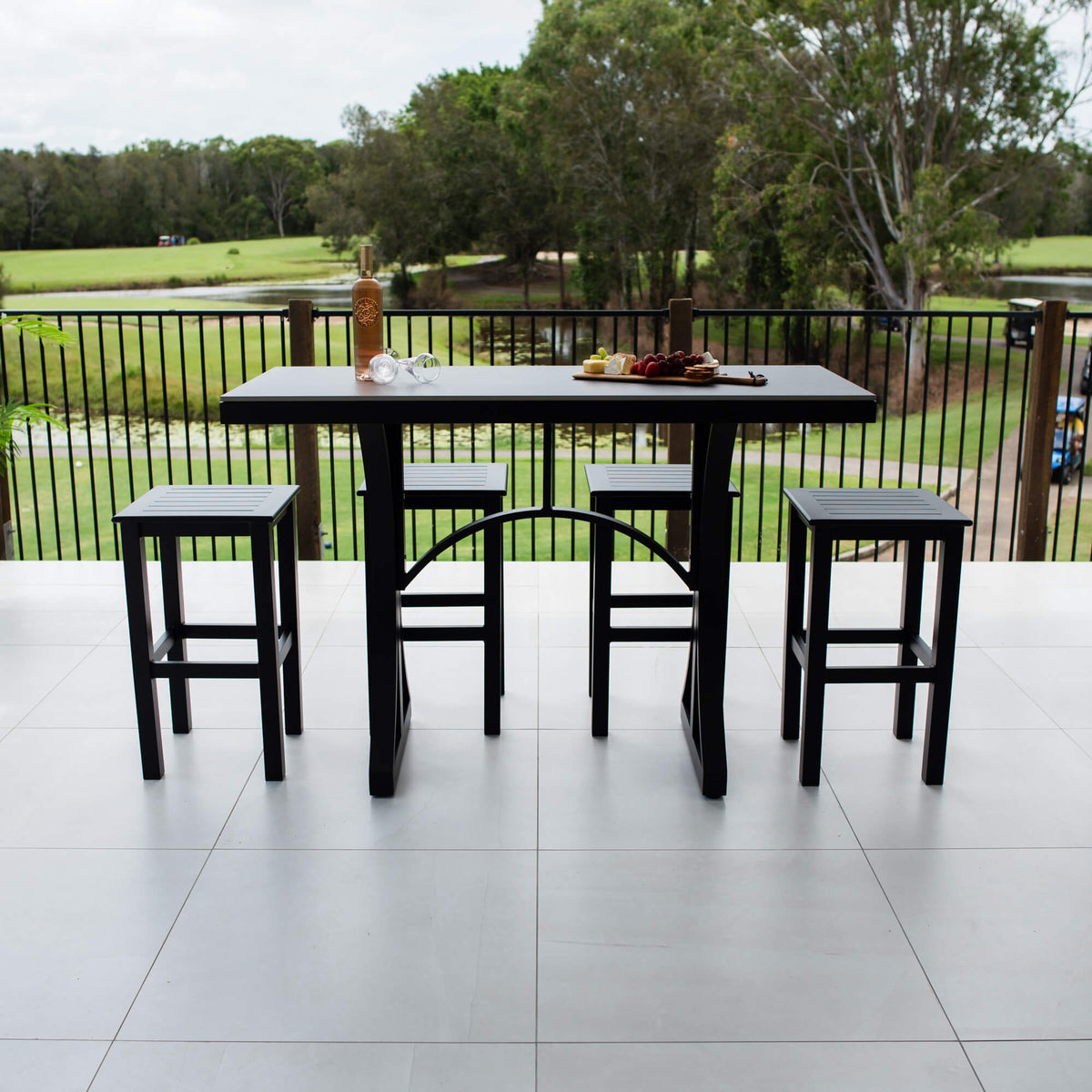 Kirra Malibu - 5pce (150x65) - Outdoor Bar Set