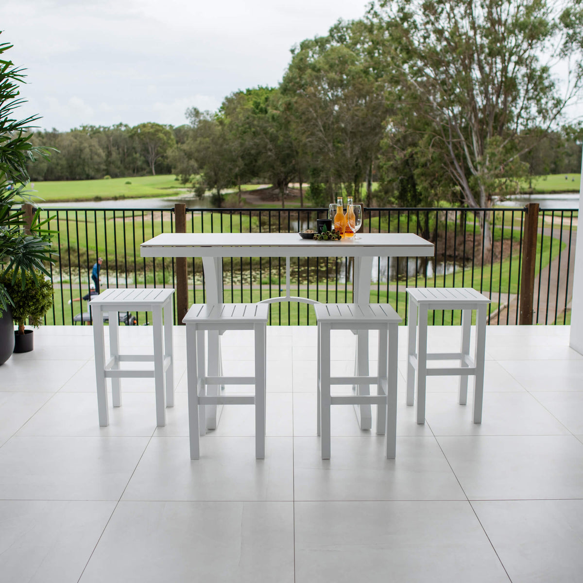 Kirra Malibu - 5pce (150x65) - Outdoor Bar Set