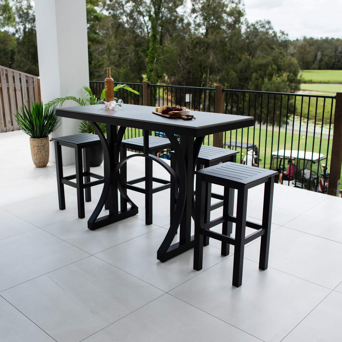 Kirra Malibu - 5pce (150x65) - Outdoor Bar Set