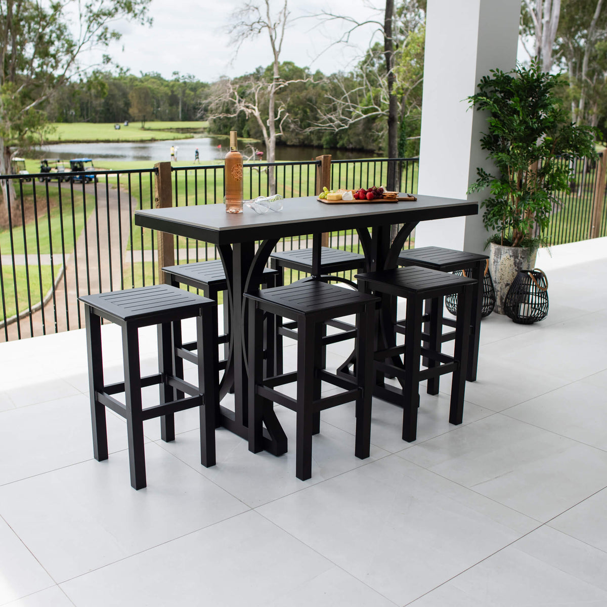 Kirra Malibu - 7pce (150x65) - Outdoor Bar Set